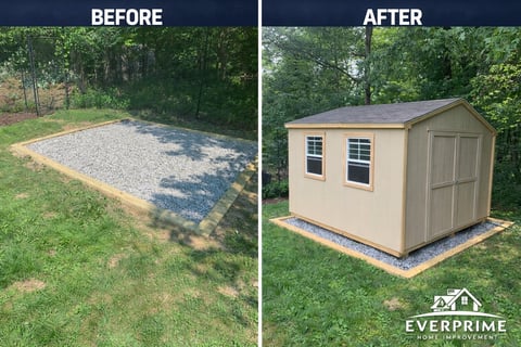 Backyard shed project